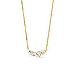 14K Yellow Gold Lab Grown Diamond PENDANT 1.20 ctw SJP32446FS-1.25CT