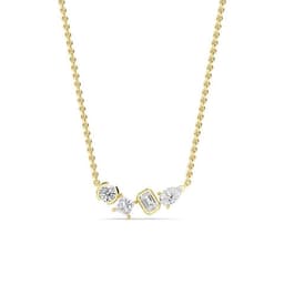 14K Yellow Gold Lab Grown Diamond PENDANT 1.06 ctw SJP32448MS-1.00CT