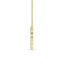 14K Yellow Gold Lab Grown Diamond PENDANT 1.04 ctw SJP32457-1.10CT