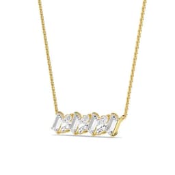 14K Yellow Gold Lab Grown Diamond PENDANT 1.02 ctw SJP32474-1.10CT