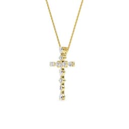 14K Yellow Gold Lab Grown Diamond PENDANT 0.47 ctw SJP32483-0.50CT