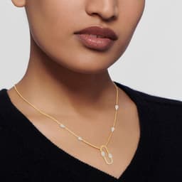 14K Yellow Gold Lab Grown Diamond PENDANT 3.68 ctw SJP32768-3.63CT-18IN