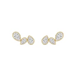 14K Yellow Gold Lab Grown Diamond EARRINGS 2.29 ctw SJPSE210193PE-2.25CT