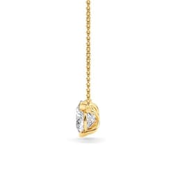 14K Yellow Gold Lab Grown Diamond PENDENT SET 3.00 ctw SJPSP210113CURD-3.00CT