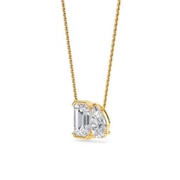 14K Yellow Gold Lab Grown Diamond PENDENT SET 3.04 ctw SJPSP210114EMPE-3.00CT