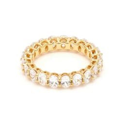14K Yellow Gold 3 ct. tw. Oval Shape Lab Grown Diamond Eternity Band SJR53960OV-3.00CTB