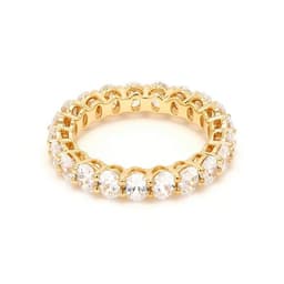14K Yellow Gold 3 ct. tw. Oval Shape Lab Grown Diamond Eternity Band SJR53960OV-3.00CTB
