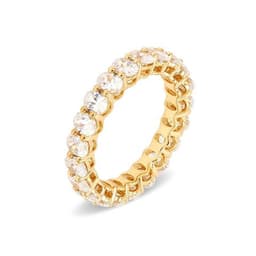 14K Yellow Gold 3 ct. tw. Oval Shape Lab Grown Diamond Eternity Band SJR53960OV-3.00CTB