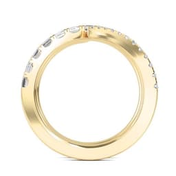 14K Yellow Gold Lab Grown Diamond Stackable Ring 0.90 ctw SJR57505-1.00CT