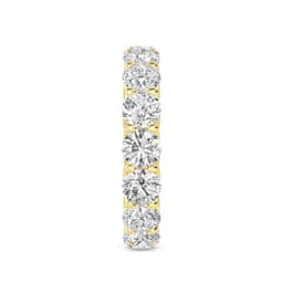 14K Yellow Gold Lab Grown Diamond Ring 6.50 ctw SJR59034-6.50CT