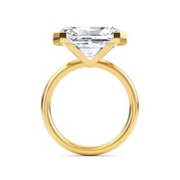 14K Yellow Gold Lab Grown Diamond Engagement Ring 5.51 ctw SJR59667RDT-5.50CT