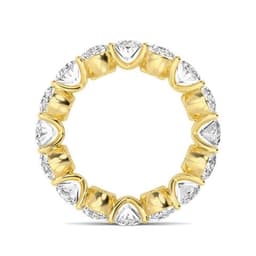 14K Yellow Gold Lab Grown Diamond Ring 8.00 ctw SJR59982OV-8.00CT