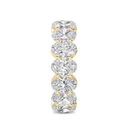 14K Yellow Gold Lab Grown Diamond Ring 8.00 ctw SJR59982OV-8.00CT