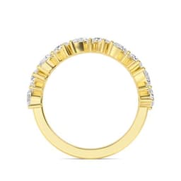 14K Yellow Gold Lab Grown Diamond Bands SJR60527-1.00CT