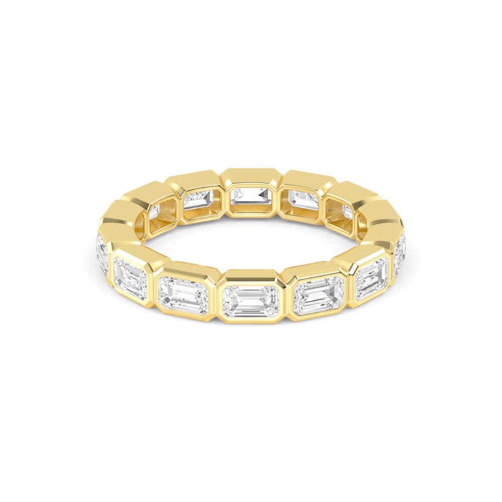 14K Yellow Gold Lab Grown Diamond Ring 2.18 ctw SJR60533EM-2.38CT