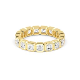 14K Yellow Gold Lab Grown Diamond Wedding Bands 3.84 ctw SJR60534ASS-3.83CT