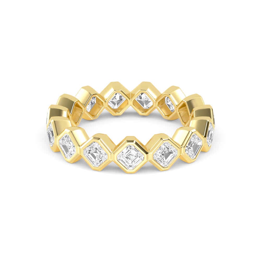 14K Yellow Gold Lab Grown Diamond Ring1.83 ctw SJR60535ASS-1.83CT