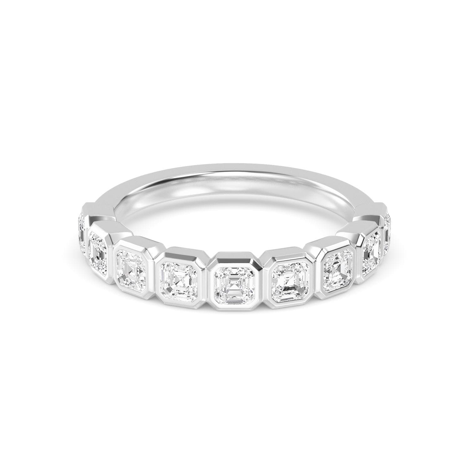 14K White Gold Lab Grown Diamond RING 2.24 ctw SJR60559ASS-2.25CT