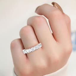 14K White Gold Lab Grown Diamond RING 2.24 ctw SJR60559ASS-2.25CT