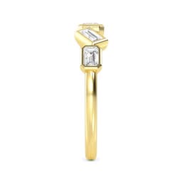 14K Yellow Gold Lab Grown Diamond Rings SJR60639MS-0.75CT