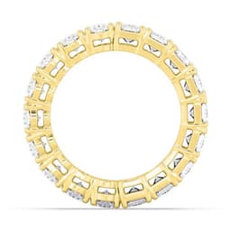 14K Yellow Gold Lab Grown Diamond WEDDING BANDS 7.65 ctw SJR60841EMOV-7.68CT