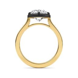 14K Yellow Gold Lab Grown Diamond Engagement  4.00 ctw SJR60968OV-4.00CT