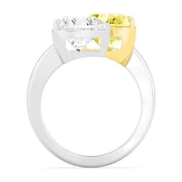 14K Yellow & White Gold Lab Grown Diamond RING 8.08 ctw SJR61164HT-8.00CT