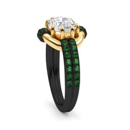 14K Yellow Gold Lab Grown Diamond RING 2.52 ctw SJR61423OV-2.00CT
