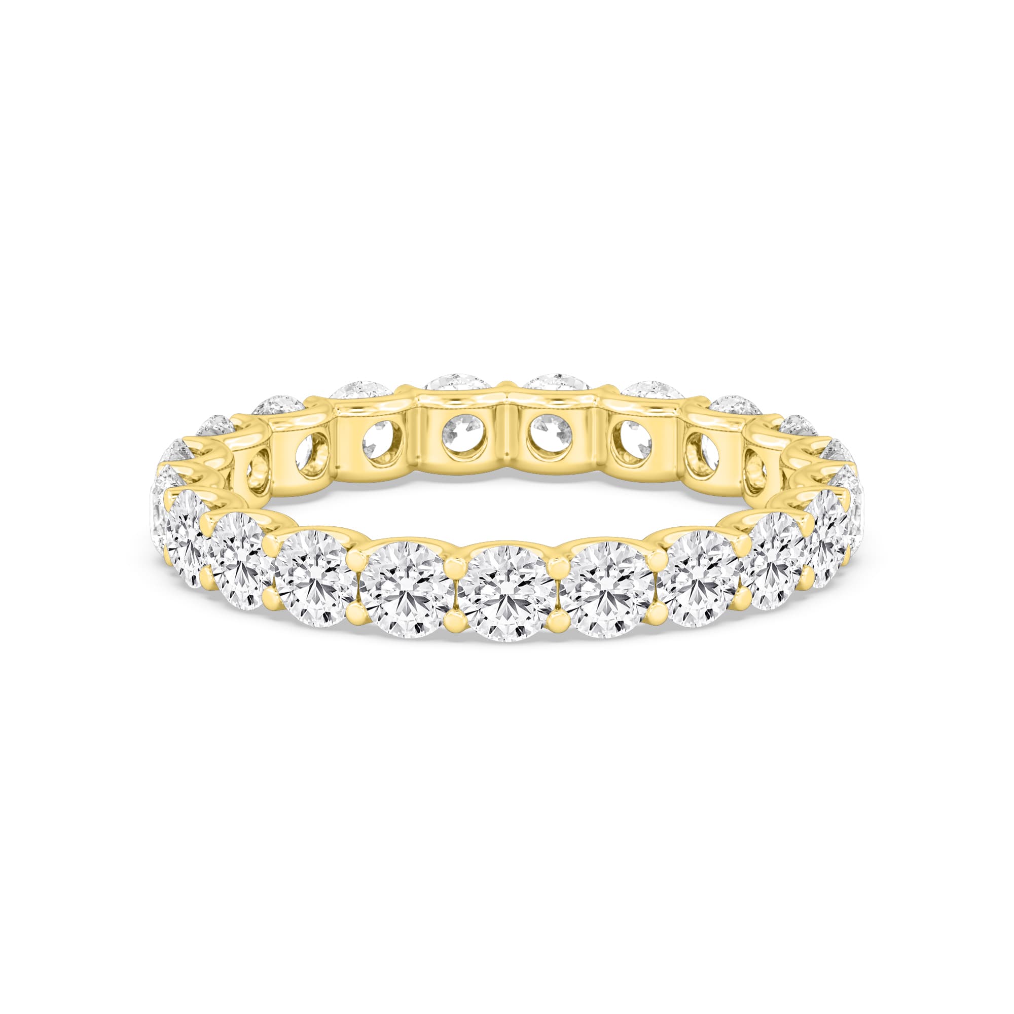 14K Yellow Gold Lab Grown Diamond WEDDING BANDS 2.06 ctw SJR61725-2.00CT