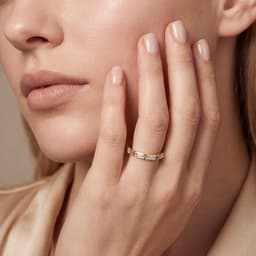 14K Yellow Gold Lab Grown Diamond RING 1.05 ctw SJR62351BG-1.00CT