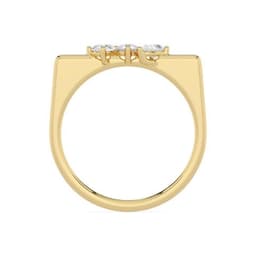 14K Yellow Gold Lab Grown Diamond RING 0.29 ctw SJR62401-0.33CT