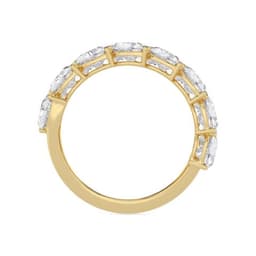 14K Yellow Gold Lab Grown Diamond RING 6.43 ctw SJR62446-6.20CT