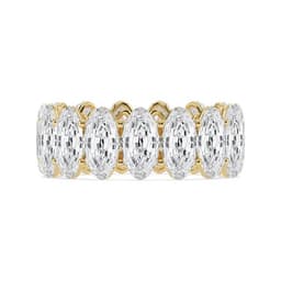 14K Yellow Gold Lab Grown Diamond WEDDING RINGS 11.11 ctw SJR62535LSOV-0.70PT