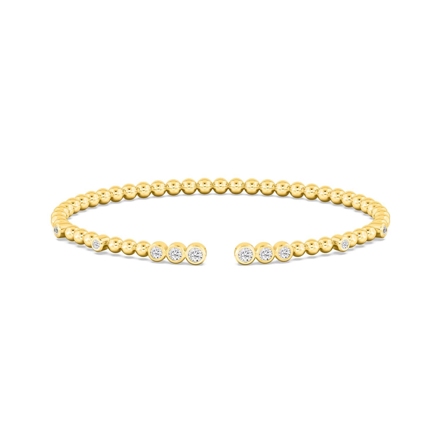 14K Yellow Gold Lab Grown Diamond BRACELET 0.52 ctw SJBG13139-0.50CT