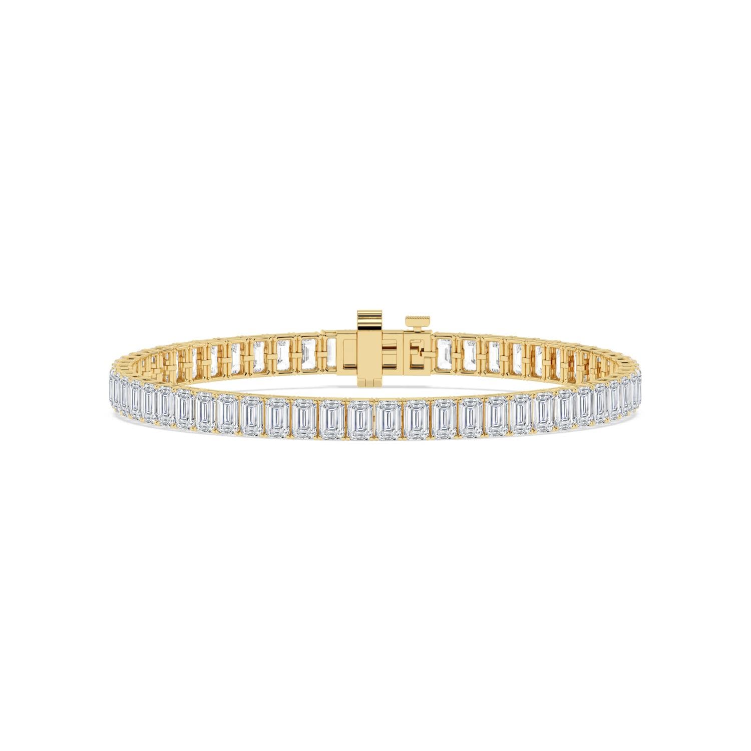 14K Yellow Gold Lab Grown Diamond BRACELET 10.82 ctw SJBR20604-0.17PT-7IN