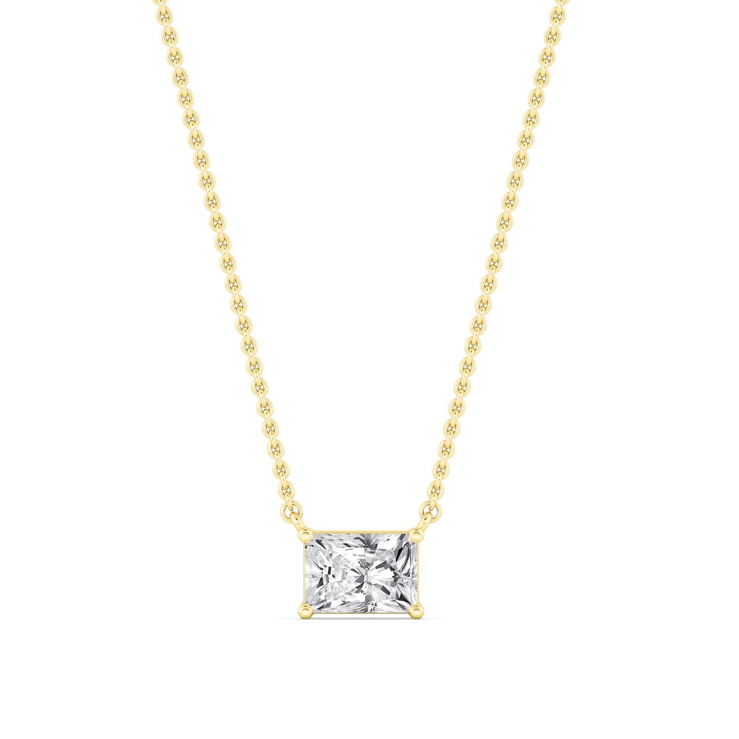 14K Yellow Gold Lab Grown Diamond PENDANT 1.05 ctw SJP31603RDT-1.00CT