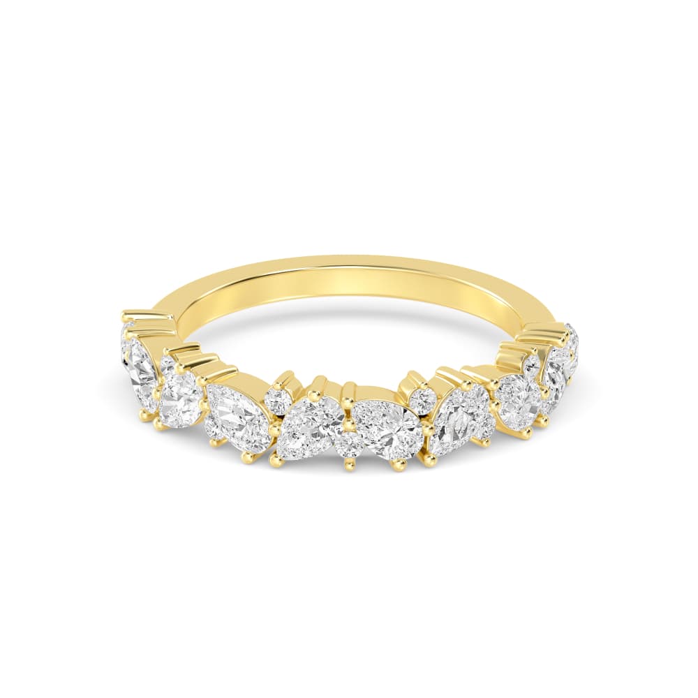 14K Yellow Gold Lab Grown Diamond Bands SJR60527-1.00CT