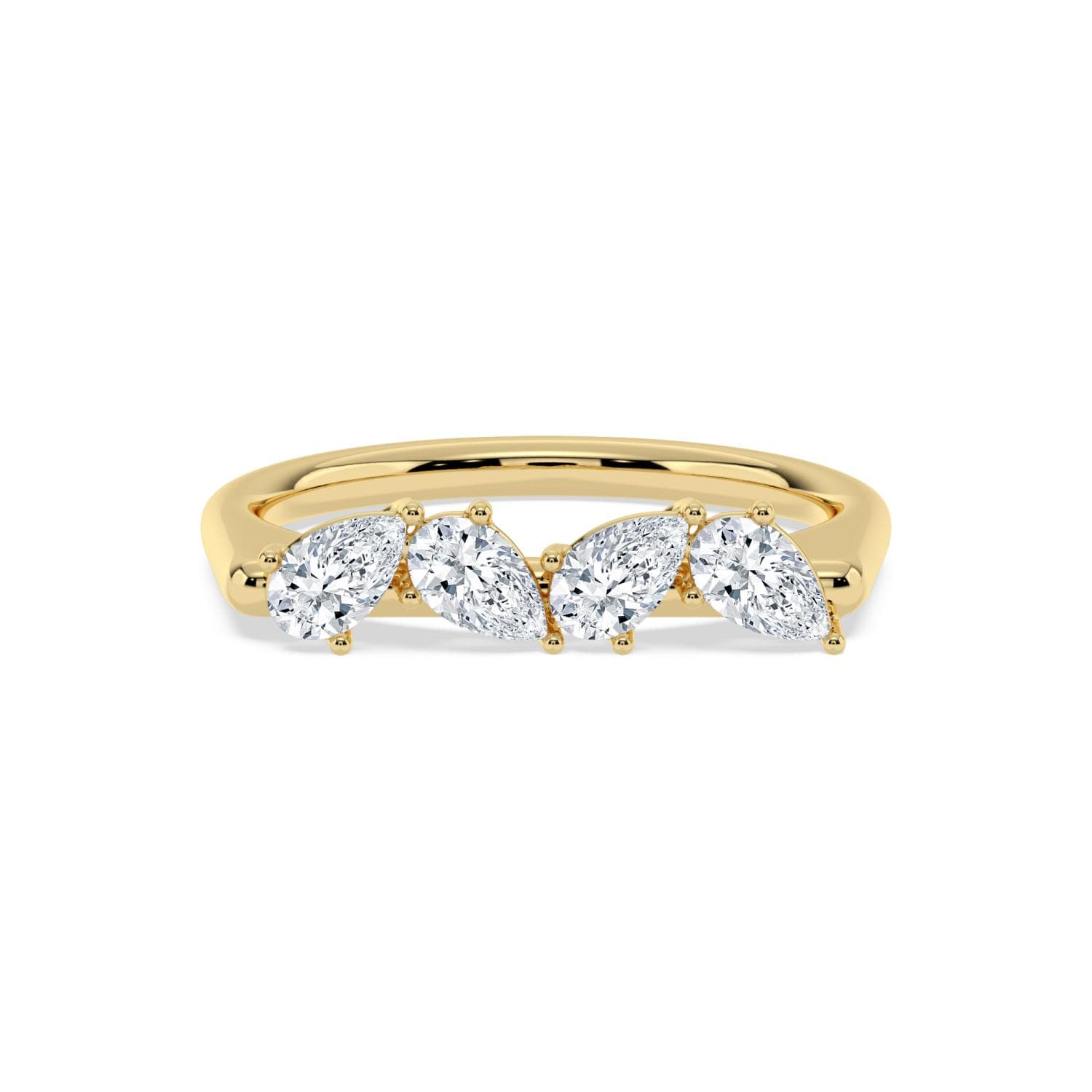 14K Yellow Gold Lab Grown Diamond RING 0.72 ctw SJR62328PE-0.68CT